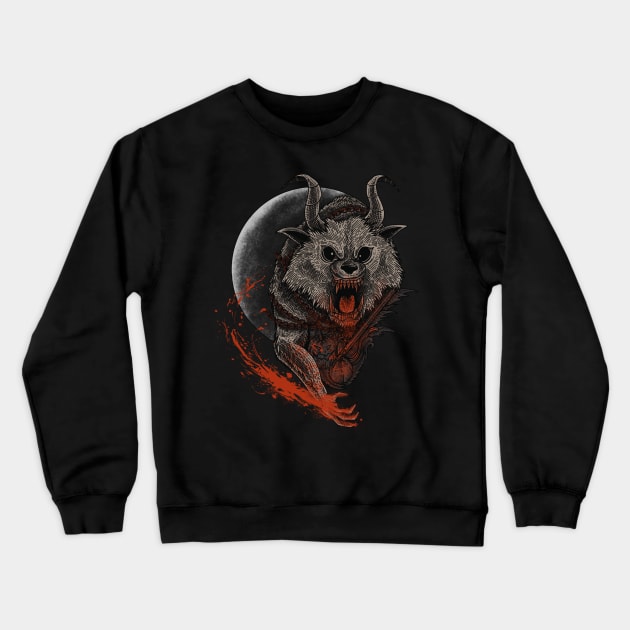 Warewolf Crewneck Sweatshirt by rifaisetyo